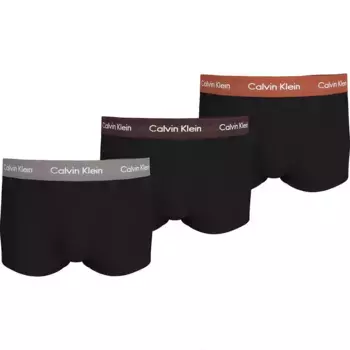 Трусы-боксеры Calvin Klein Low Rise 3 units, черный