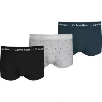 Трусы-боксеры Calvin Klein Low Rise 3 units, разноцветный