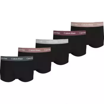 Трусы-боксеры Calvin Klein Low Rise 5 units, черный