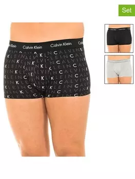 Трусы боксеры CALVIN KLEIN UNDERWEAR 3er-Set: Boxershorts, цвет Schwarz/Hellgrau