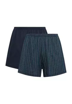 Трусы-боксеры Cotton Spezial, хлопок, 2 шт., мужские CALIDA, цвет Danube Blue