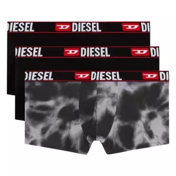 Трусы-боксеры Diesel Damien 3 units, серый/черный