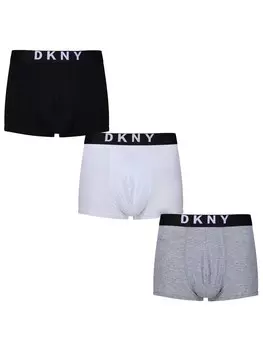 Трусы боксеры Dkny New York, пестрый серый/черный/белый
