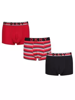 Трусы боксеры Dkny Winslow, огненно-красный/черный