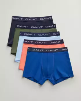 Трусы-боксеры Gant "TRUNK 5-PACK" (упаковка, 5 шт., 5 шт.), с эластичным поясом с логотипом GANT, синий