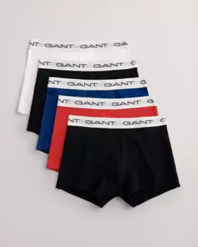 Трусы-боксеры Gant "TRUNK 5-PACK" (упаковка, 5 шт., 5 шт.), с эластичным поясом с логотипом GANT, цвет Bunt