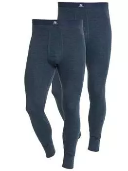 Трусы боксеры Haasis Bodywear 2er-Set: lange Unterhose m. Eingriff, черный