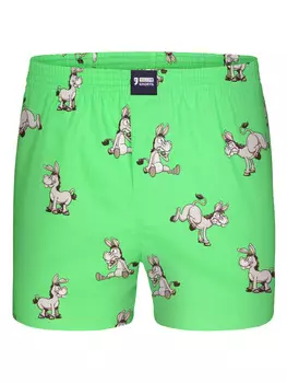 Трусы боксеры Happy Shorts, цвет donkeys