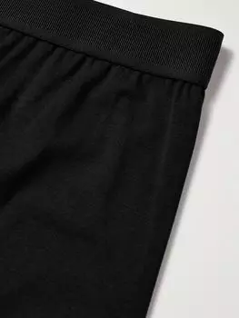 Трусы-боксеры из эластичного хлопка и смеси модала TOM FORD, черный