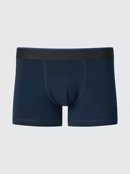 Трусы-Боксеры из хлопка низкая посадка Uniqlo, цвет 69 синий