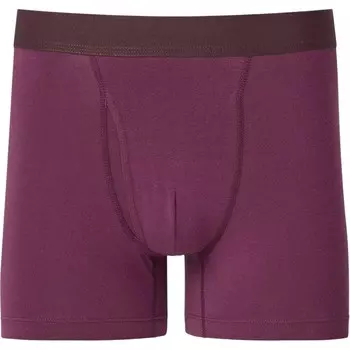 Трусы-боксеры из хлопка со стандартной посадкой Uniqlo, фиолетовый