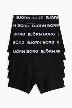 Трусы-Боксеры из хлопка-стрейч 5 шт. Bjrn Borg, мультиколор