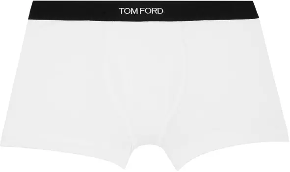 Трусы-боксеры из хлопка TO FORD TOM FORD, белый