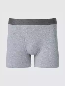 Трусы-Боксеры из хлопка Uniqlo, цвет 05 серый