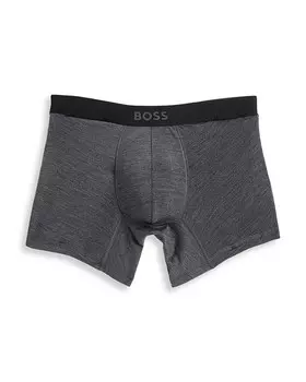 Трусы-боксеры из смесовой шерсти BOSS, серый