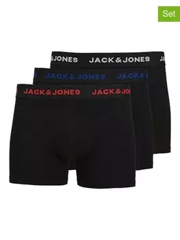 Трусы боксеры Jack & Jones 3er-Set: Boxershorts, черный