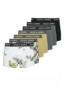 Трусы боксеры Jack & Jones Boxershort 7er Pack, цвет Schwarz/Grau/Khaki/Wei