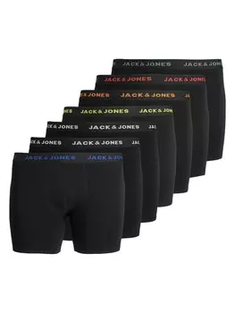 Трусы боксеры Jack & Jones Boxershort 7er Pack, черный