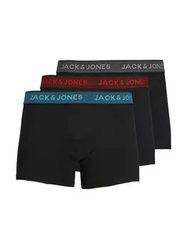 Трусы боксеры Jack & Jones Boxershorts 'WAISTBAND', темно-серый
