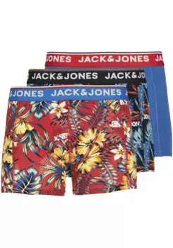 Трусы-боксеры Jack & Jones "JACAZORES TRUNKS 3 PACK" (упаковка, 3 шт.), черный