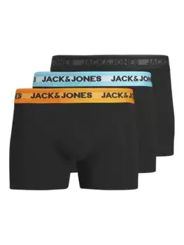 Трусы-боксеры Jack & Jones "JACHUDSON BAMBOO TRUNKS 3 PACK" (упаковка, 3 шт.), черный