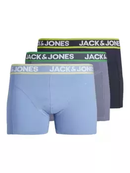 Трусы-боксеры Jack & Jones "JACKAYO TRUNKS 3 PACK" (упаковка, 3 шт.), цвет Vintage Indigo