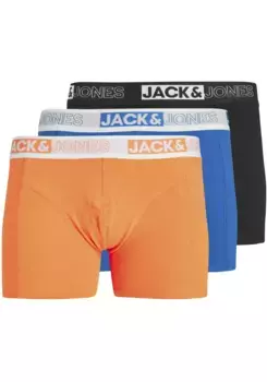 Трусы-боксеры Jack & Jones "JACYAKU TRUNKS 3 PACK" (упаковка, 3 шт.), цвет Sun Orange