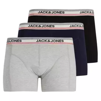 Трусы-боксеры Jack & Jones Lounge Strib 3 units, разноцветный