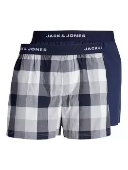 Трусы боксеры JACK & JONES Luca, темно-синий/пыльный синий