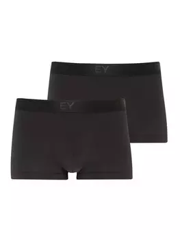 Трусы боксеры Jockey Boxershorts Microfiber Air 2 Stck, черный