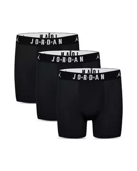 Трусы-боксеры JORDAN для мальчиков Flight Poly Core, набор из 3 шт. — Big Kid, черный