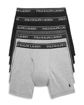 Трусы-боксеры классического кроя Polo Ralph Lauren — набор из 5 шт, мультиколор