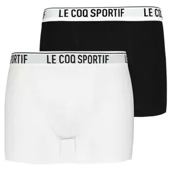Трусы-боксеры Le Coq Sportif Ess Ssvet 2 units, черный/белый