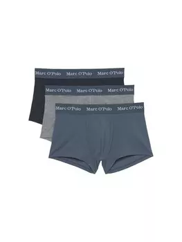 Трусы боксеры Marc O'Polo Trunk Essentials, цвет dark navy, stone, grey melange
