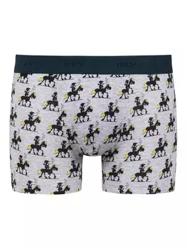 Трусы боксеры Mey, пестрый серый