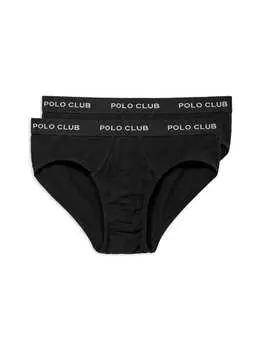 Трусы боксеры Polo Club 2 tlg. Set: Slips, черный