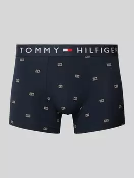 Трусы-боксеры с эластичным поясом и этикеткой Tommy Hilfiger