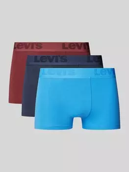 Трусы-боксеры с эластичным поясом и логотипом Levi's, синий