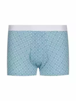 Трусы-боксеры с геометрическим принтом Derek Rose, синий