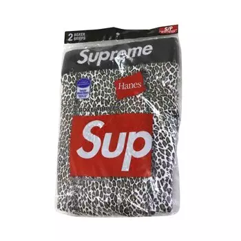 Трусы-боксеры с леопардовым принтом Supreme x Hanes (2 шт.) Леопард