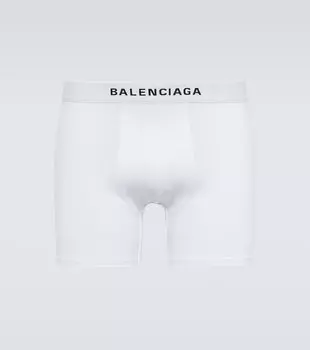 Трусы-боксеры с логотипом Balenciaga, черный