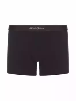 Трусы-боксеры с логотипом Dolce&Gabbana, черный