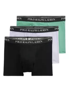Трусы-боксеры с логотипом на поясе (упаковка из трех шт.) POLO RALPH LAUREN, черный