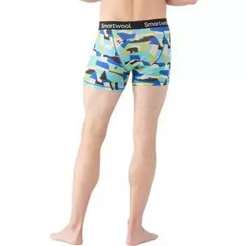 Трусы-боксеры с мериносовым принтом мужские Smartwool, цвет Laguna Respect The Roar