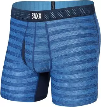 Трусы-боксеры с охлаждающей сеткой Droptemp SAXX UNDERWEAR, цвет Granada Sky Heather
