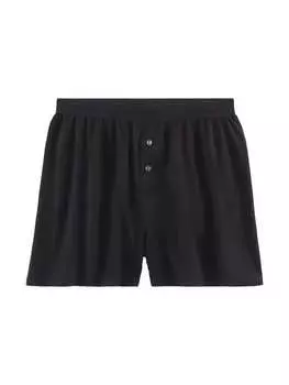 Трусы боксеры s.Oliver Weiter Boxer, цвет schwarz bedruckt/schwarz uni