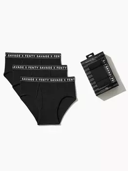 Трусы боксеры Savage X Fenty Savage Classics 3-Pack, цвет Black Caviar