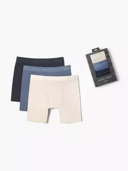 Трусы боксеры Savage X Fenty Savage Classics 3-Pack, цвет Taupe/Blue/Navy