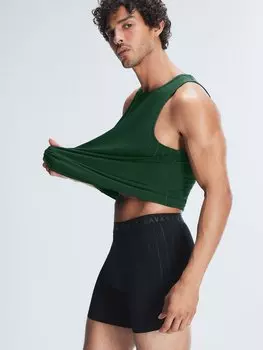 Трусы боксеры Savage X Fenty Sleek Stitch, цвет Black Caviar