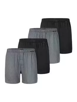 Трусы боксеры Schiesser, черный/серый